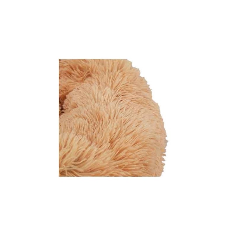 AQpet Cuccia Ciambella per Cani Fluffy Beige