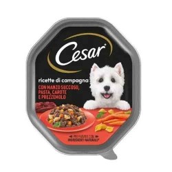 Cesar Ricette di Campagna con Manzo Pasta e Carote in Salsa 150g