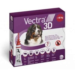 Vectra 3D Spot-on per Cani oltre 40 kg - 3 Fiale