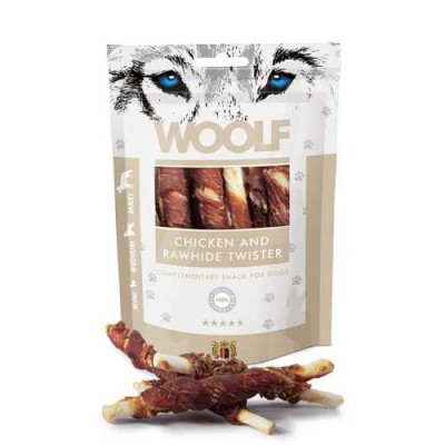 Woolf Snack Rotolini di Pelle Bovina con Pollo Grigliato 100 g