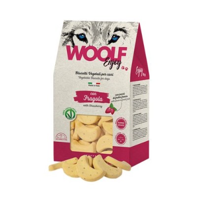 Woolf Enjoy Biscotti per Cani - Fragola 400gr