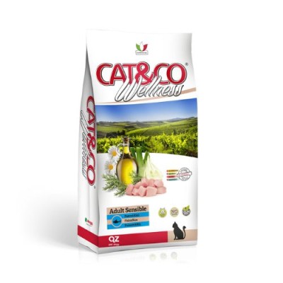 Cat & Co Wellness Adult Sensible con Pesce e Riso 10kg