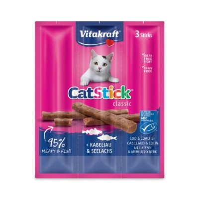 Vitakraft Cat Stick Mini - Merluzzo e Tonno