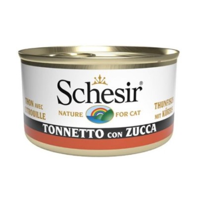 Schesir Cat Linea Exotic Tonnetto con Zucca in Gelatina Lattina 85 gr