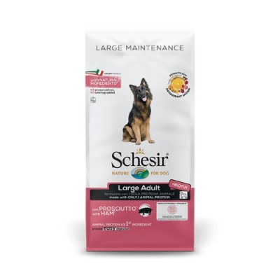 Schesir Dog Mantenimento Adult Large con Prosciutto 12 kg