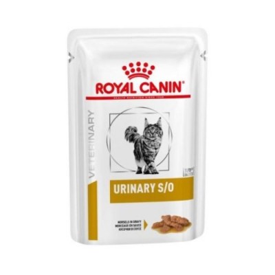 Royal Canin Feline Veterinary Diet Urinary S/O con Pollo Bocconcini in Salsa 100 g