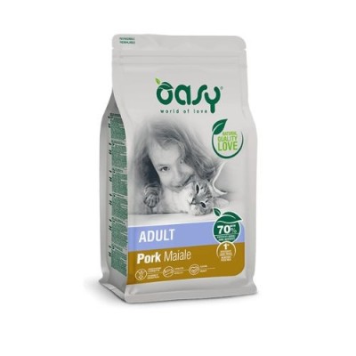 Oasy Cat Lifestage Adult Maiale 1,5 kg
