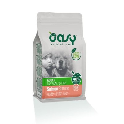 Oasy Dog OAP Adult Medium Large Salmone 2.5 kg