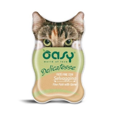 Oasy Cat Delicatesse PatÃ¨ Fine con Selvaggina 85 g