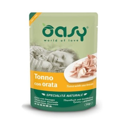 Oasy Cat Specialità Naturali Tonno con Orata Busta 70 g