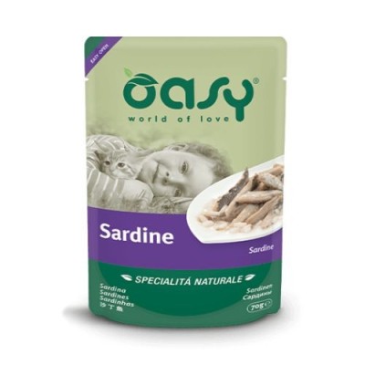 Oasy Cat Specialità Naturali Sardine Busta 70 g