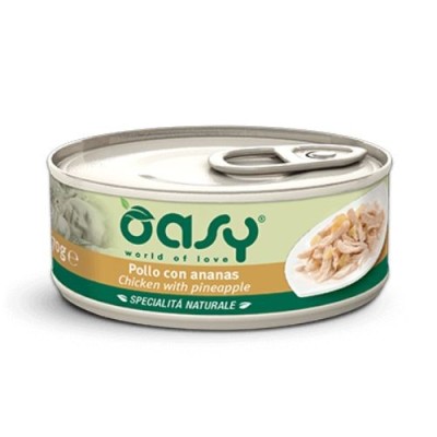 Oasy Cat Specialità Naturali Pollo con Ananas Lattina 150 g