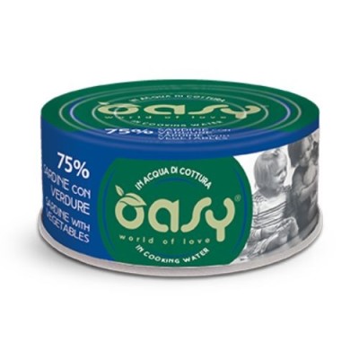 Oasy Cat More Love Sardine e Verdure Lattina 70 g