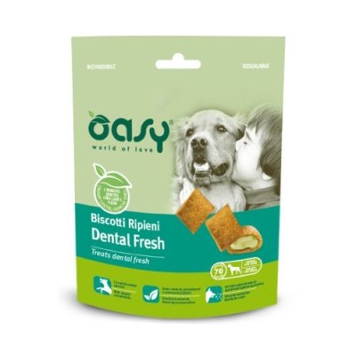 Oasy Dog Snack Biscotti Ripieni Dental Fresh