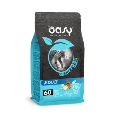 Oasy Cat Grain Free Adult con Pesce 300 g