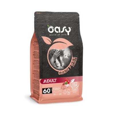 Oasy Cat Grain Free Adult Tacchino 1.5 kg