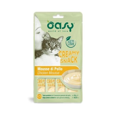 Oasy Cat Creamy Snack Pollo x4