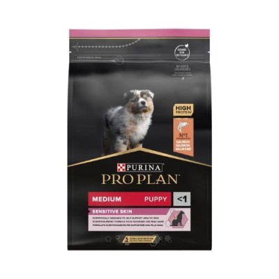Pro Plan Dog Puppy Medium OPTIDerma con Salmone 3 kg