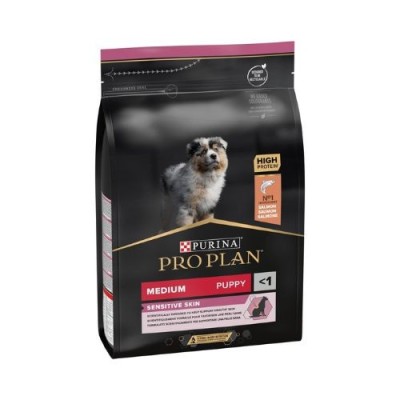 Pro Plan Dog Puppy Medium OPTIDerma con Salmone 3 kg