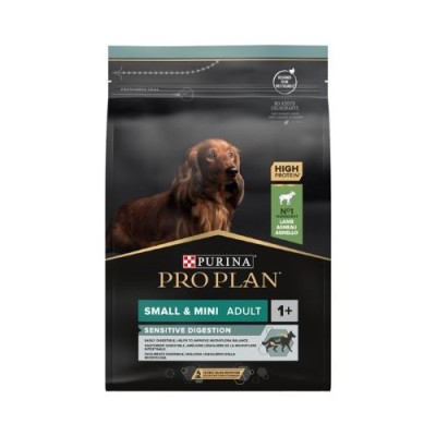 Pro Plan Dog Adult Small & Mini OPTIDigest agnello 3 kg