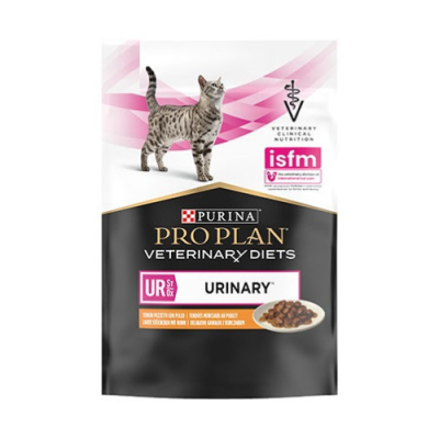 Pro Plan Cat Veterinary Diets UR St/Ox  Sfilaccetti con Pollo Bustina 85 g