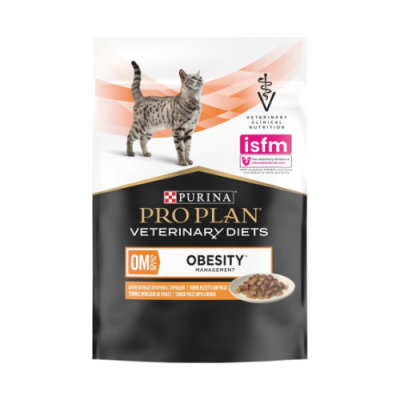 Pro Plan Cat Veterinary Diet OM Obesity Management con Pollo Busta 85gr
