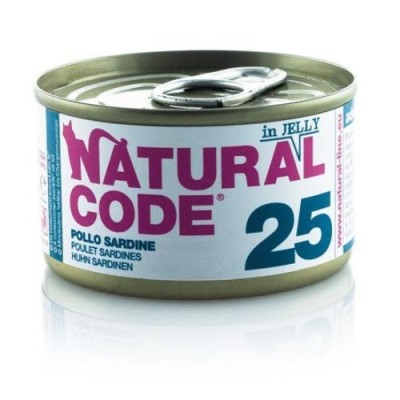 Natural Code Cat Adult 25 Pollo e Sardine 85g