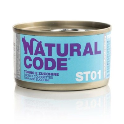 Natural Code Cat Steril 01 Tonno con Zucchine Lattina 85 gr