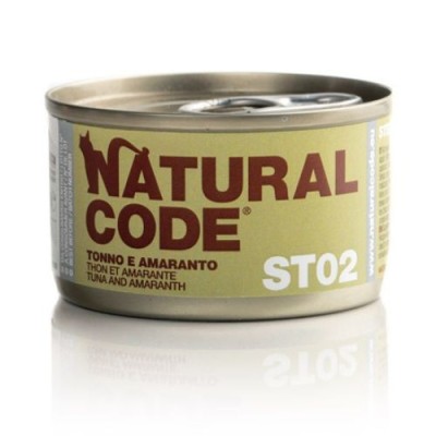 Natural Code Cat Steril 02 Tonno con Amaranto Lattina 85 gr