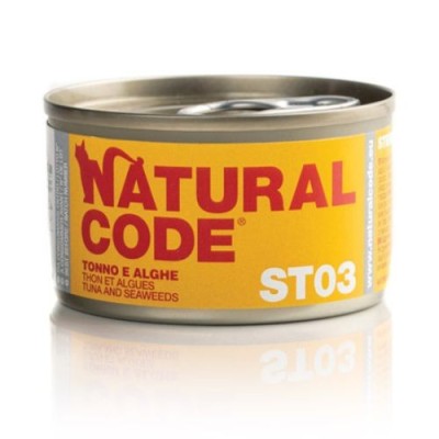 Natural Code Cat Steril 03 Tonno con Alghe Lattina 85 gr