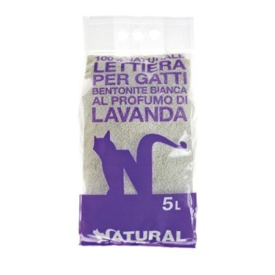 Natural Code Lettiera 100% Bentonite Naturale - Lavanda 5kg