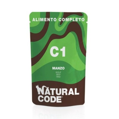 Natural Code Cat Patè Completo Adult con Manzo Bustina 70 gr