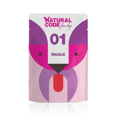 Natural Code Dog P01 Adult Maiale Soft Jelly Bustina 100 g