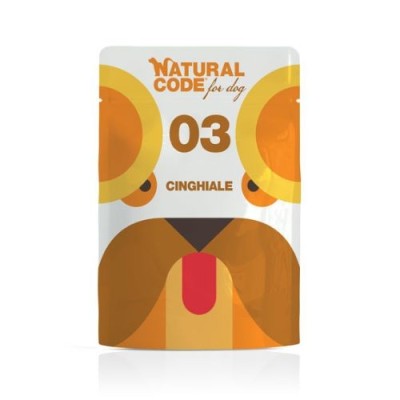Natural Code Dog P03 Adult Cinghiale Soft Jelly Bustina 100 g