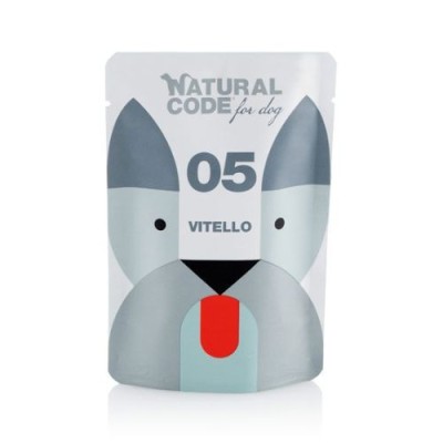 Natural Code Dog P05 Adult Vitello Soft Jelly Bustina 100 g