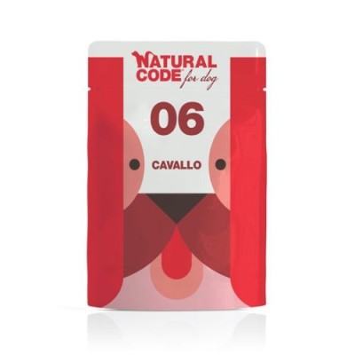 Natural Code Dog P06 Adult Cavallo Soft Jelly Bustina 100 g