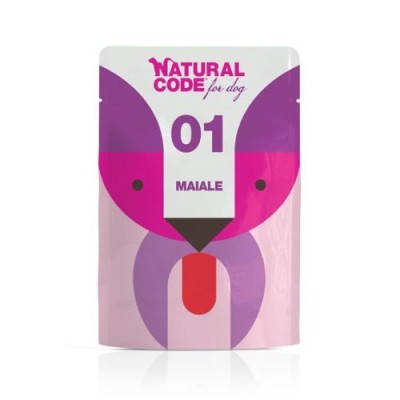 Natural Code Dog P01 Adult Maiale Soft Jelly Bustina 300 g