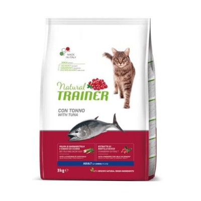 Natural Trainer Cat Adult con Tonno 3 kg