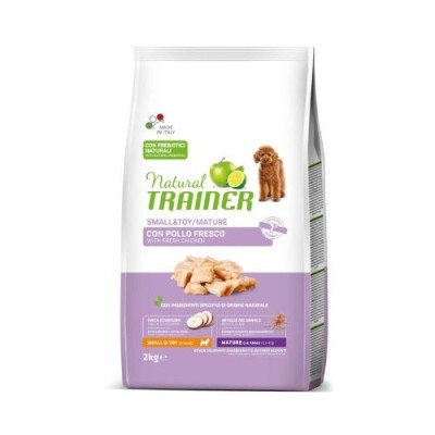Natural Trainer Maturity 8+ Small & Toy Con Pollo Fresco 2 kg