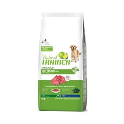 Natural Trainer Adult Maxi con Manzo Riso e Gingeng 12 kg