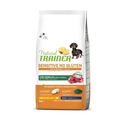 Natural Trainer Dog Sensitive NO Gluten Adult Mini con Agnello 7 kg