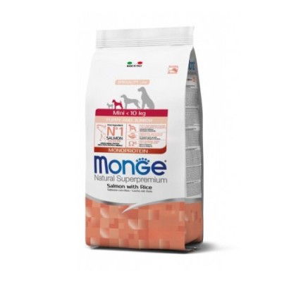 Monge Dog Natural Puppy & Junior Mini Salmone e Riso 2,5kg