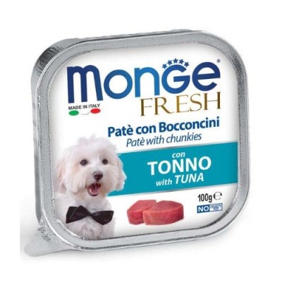 Monge Fresh Paté e Bocconcini con Tonno 100 g