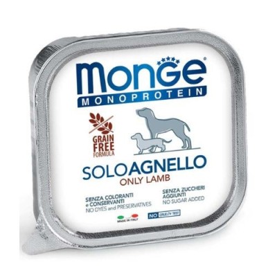 Monge Dog PatÃ¨ Monoproteico SOLO Agnello 150 g