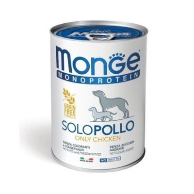 Monge Dog PatÃ¨ Monoproteico SOLO Pollo Lattina 400 g