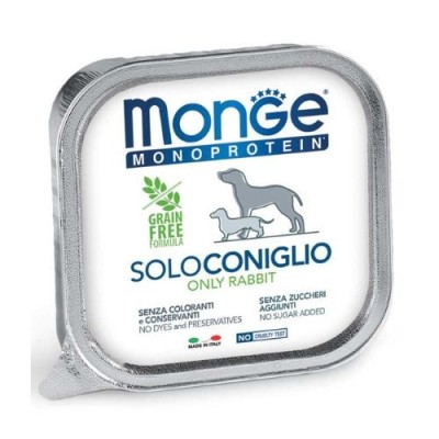 Monge Dog Patè Monoproteico SOLO Coniglio 150 g