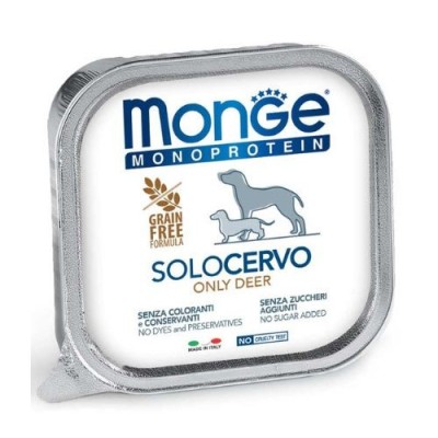 Monge Dog PatÃ¨ Monoproteico SOLO Cervo 150 g