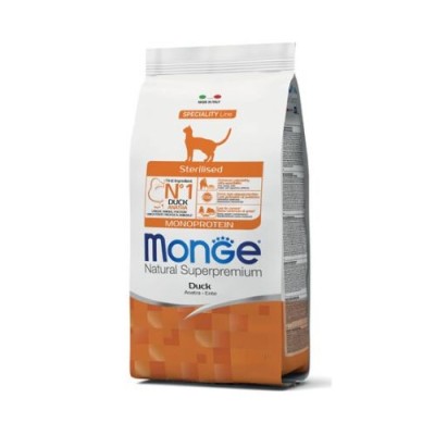 Monge Cat Natural Superpremium Adult Sterilised Monoproteico Anatra 10kg