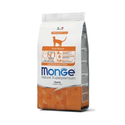 Monge Cat Natural Superpremium Adult Sterilised Monoproteico Anatra 1,5kg