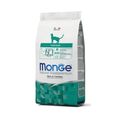 Monge Cat Natural Superpremium Hairball 400gr